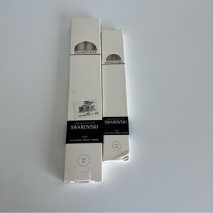 Swarovski Hand Dipped Dripless Candles 2 Pair